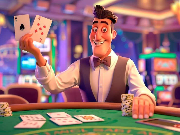 Antarmuka Bonanza Gold di hanoman toto menampilkan grid dinamis dengan simbol emas dan fitur bonus